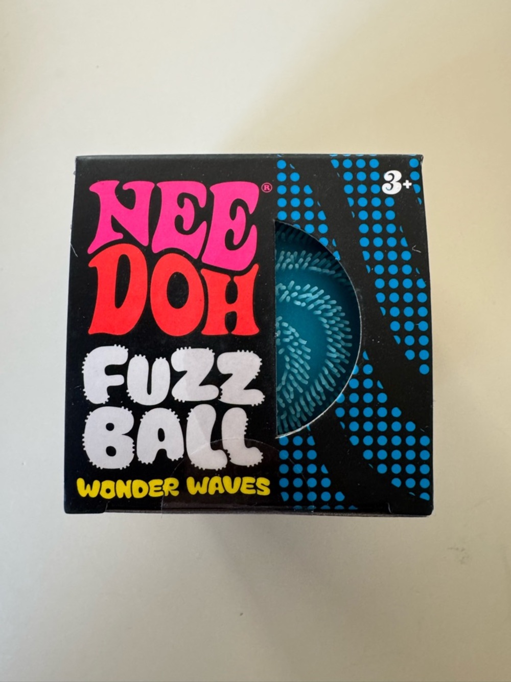BRAND NEW NeeDoh Fuzz Ball Wonder Waves – Blue